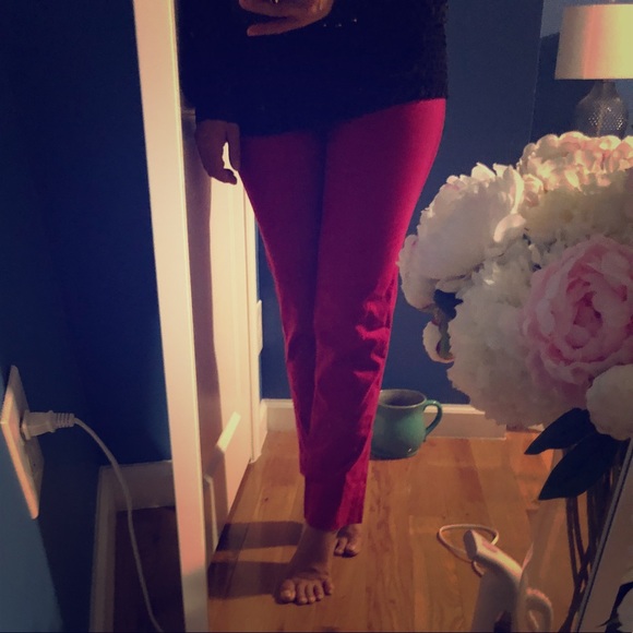 WHBM, Magenta Perform Form Pants - Picture 1 of 4